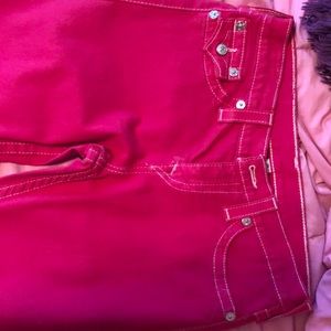 True religion Hot Pink Jegging Pants!